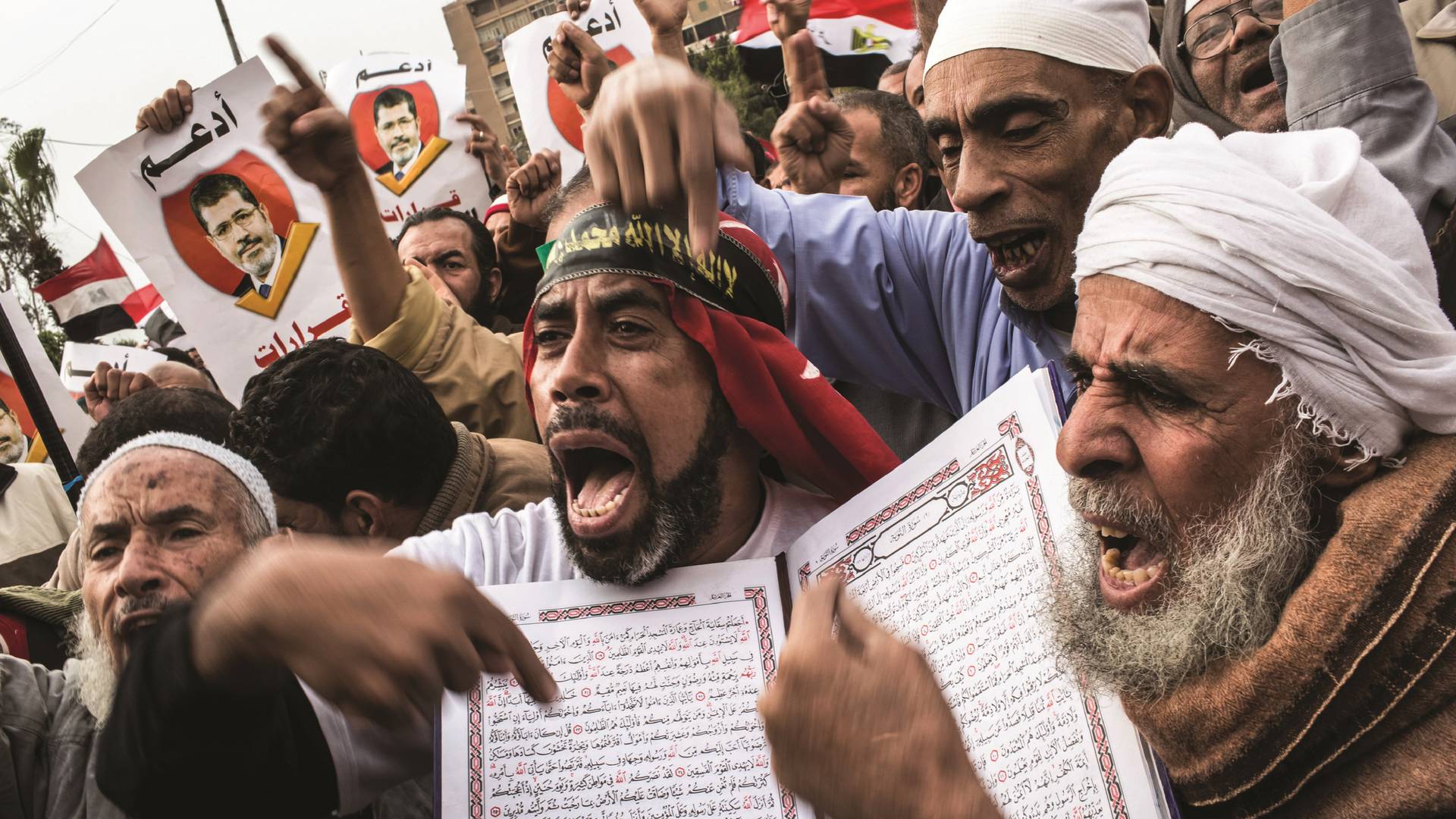 Протесты «Братьев-мусульман»* в Каире 14 декабря 2012 г.