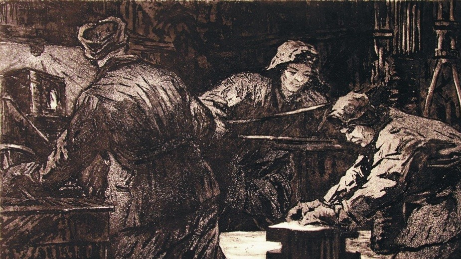 Павел Быстров. Буровики. Нефтяники Тэбука. 1963