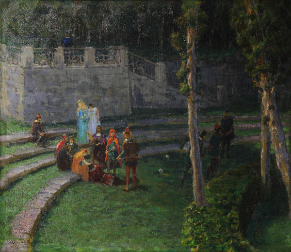 Аполлинарий Васнецов. Декамерон. 1907