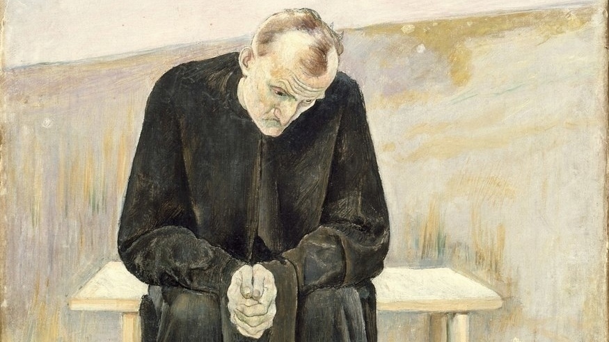 Фердинанд Ходлер. Человек, лишившийся иллюзий (фрагмент). 1892