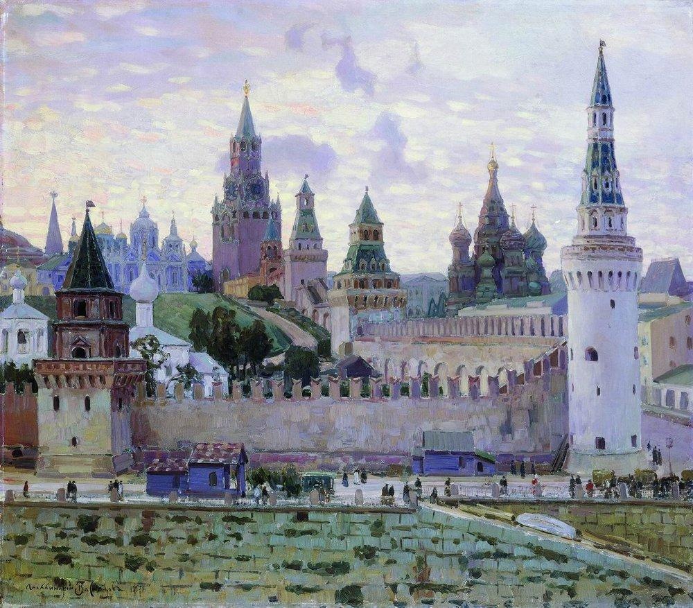 Аполлинарий Васнецов. Московский Кремль. 1897