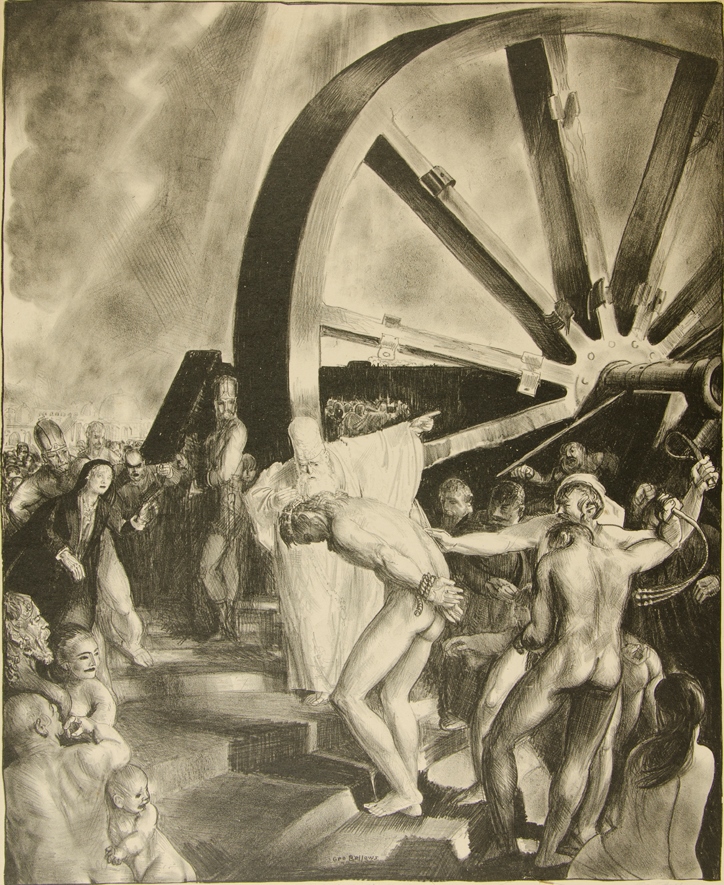 Джордж Уэсли Беллоуз. Христос у колеса. 1923