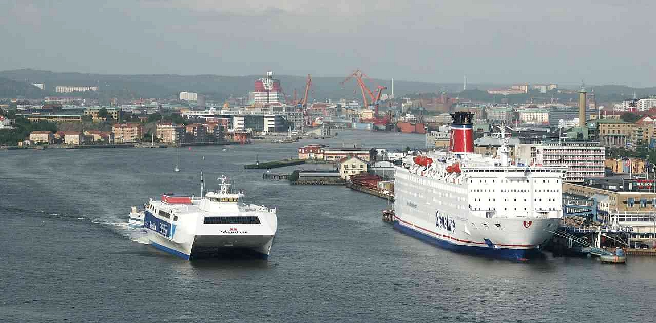 Вид на гавань Гётеборга
