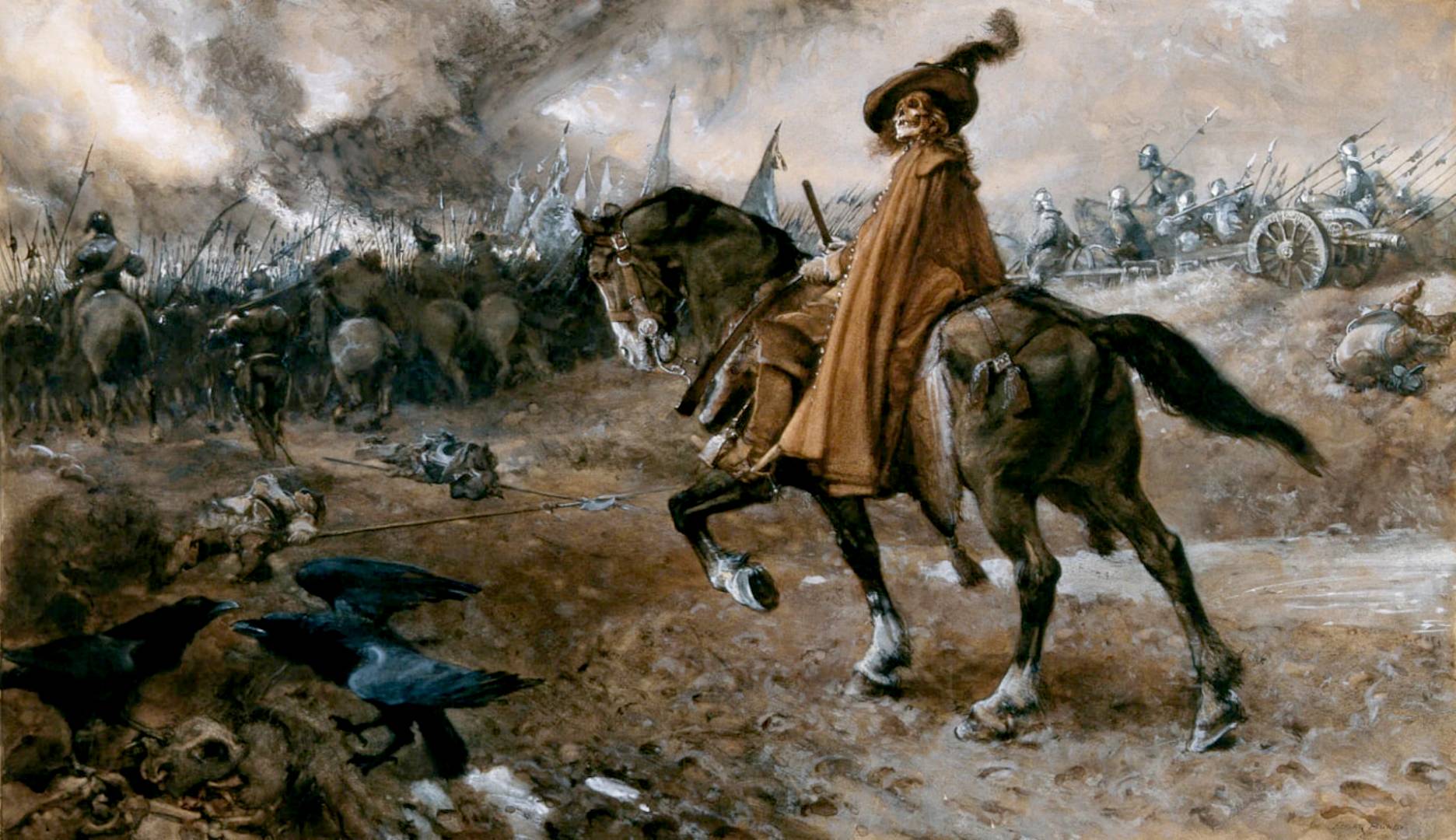 Эдгар Банди. Смерть в облике генерала на поле боя. 1911