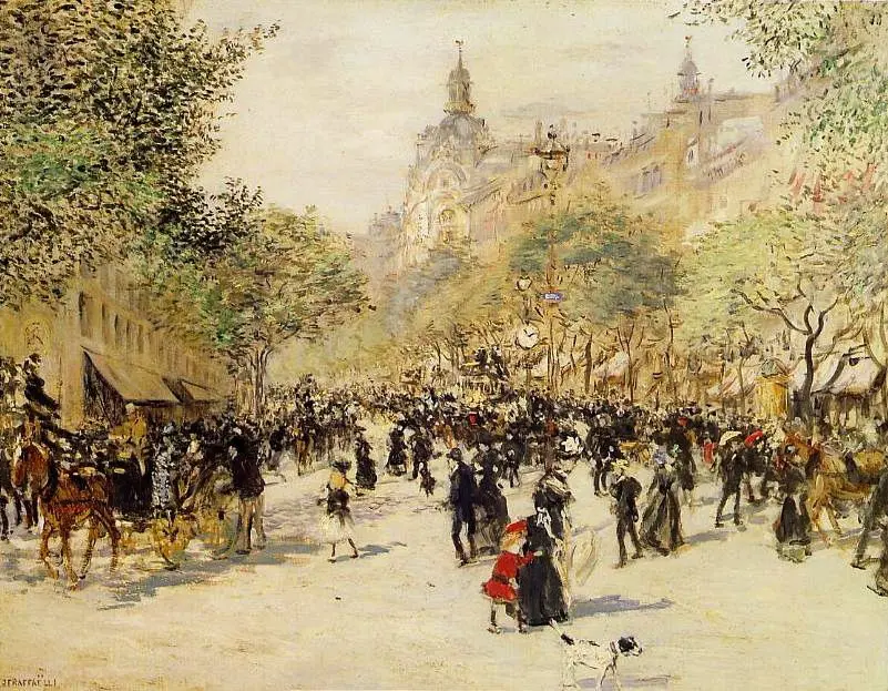 Жан-Франсуа Рафаэлли. Османский бульвар. 1902