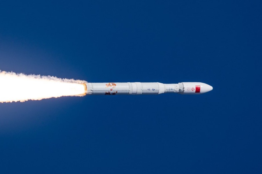 Запуск китайской ракеты Kinetica-1