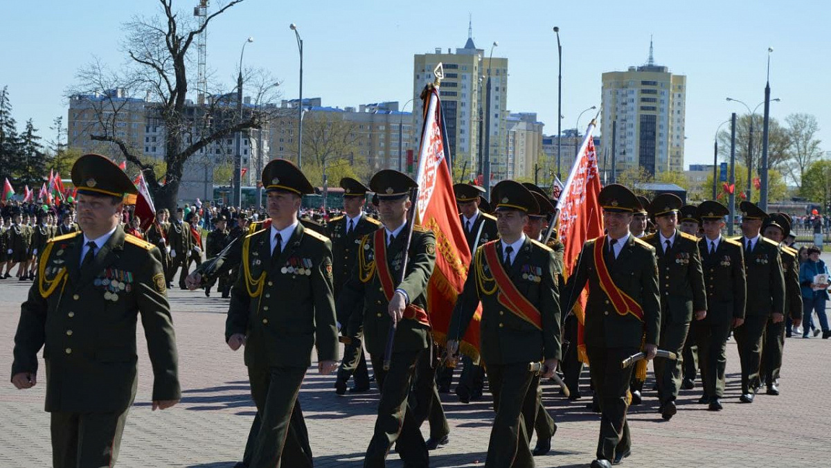 Парад 9 мая 2021 года в Бресте. Белоруссия