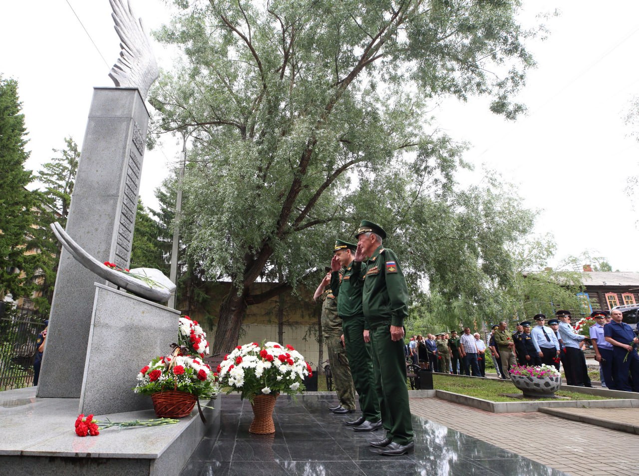 Мемориал памяти погибших курсантов училища связи. Томск