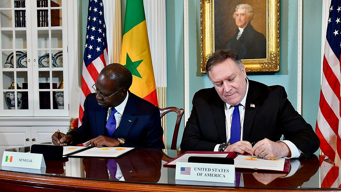 Подписание договора MCC с Сенегалом, Вашингтон, 2018 год