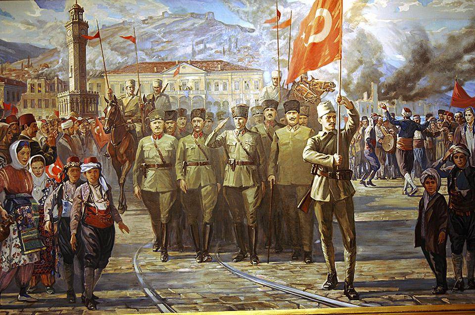 Турецкая армия входит в Измир. 1922 г.