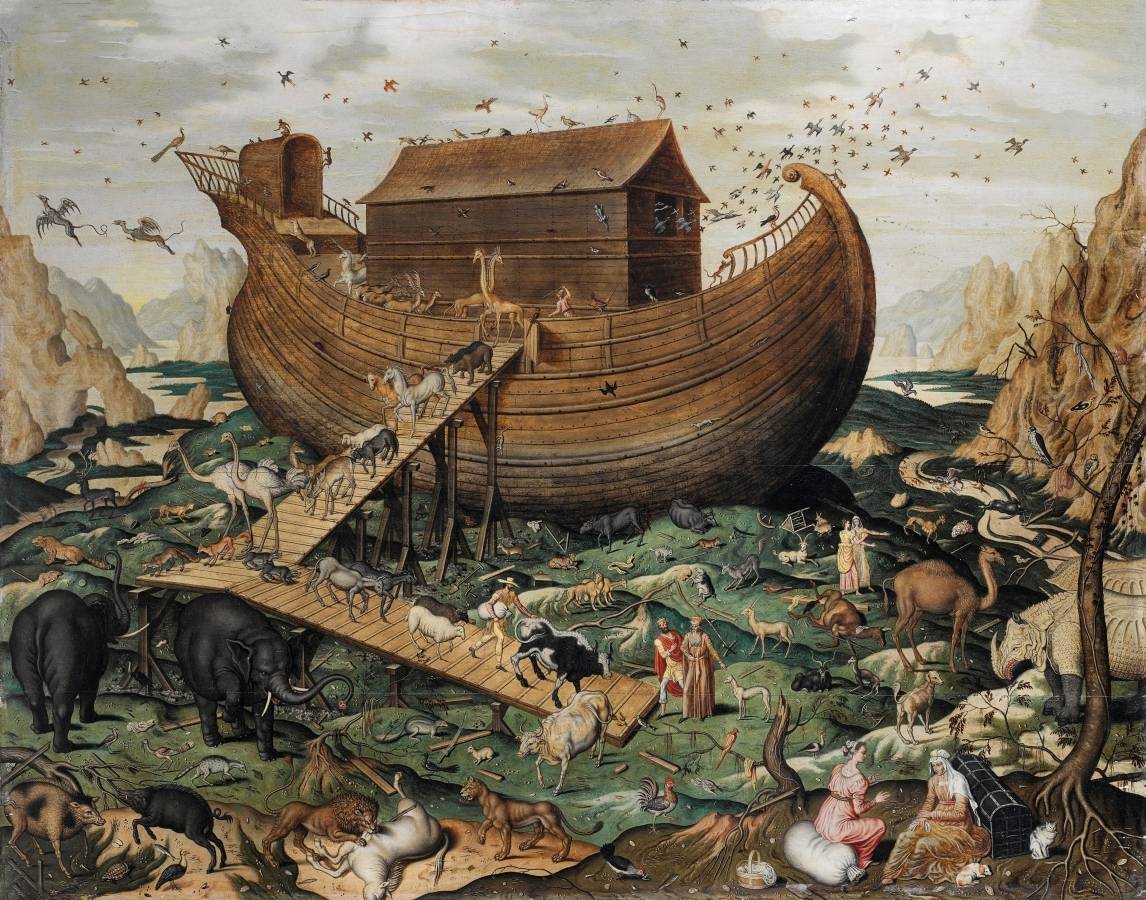 Саймон де Майл. Ноев ковчег на вершине Арарата. 1570