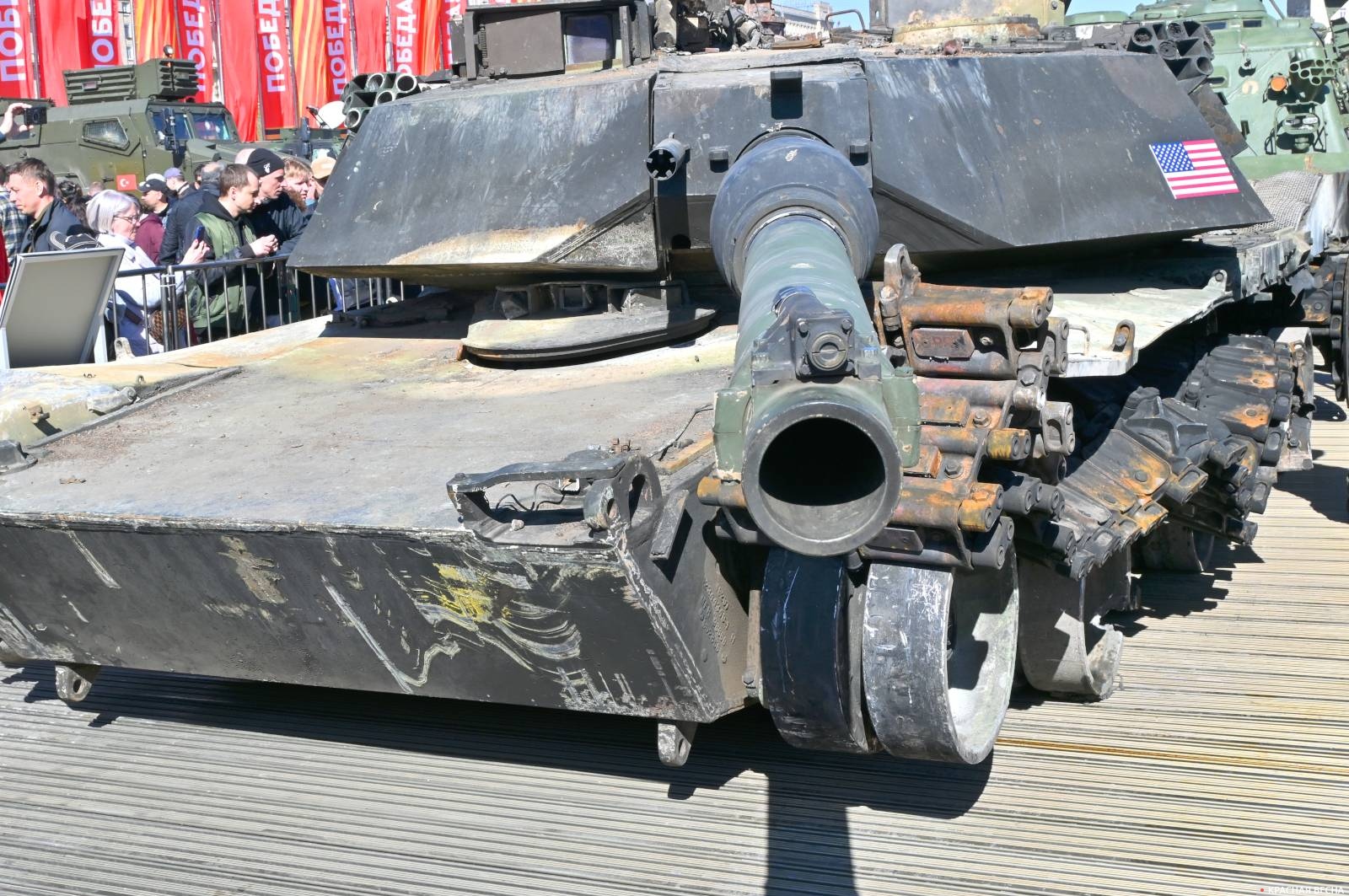Танк M1A1 «АБРАМС», США. Трофей армии России