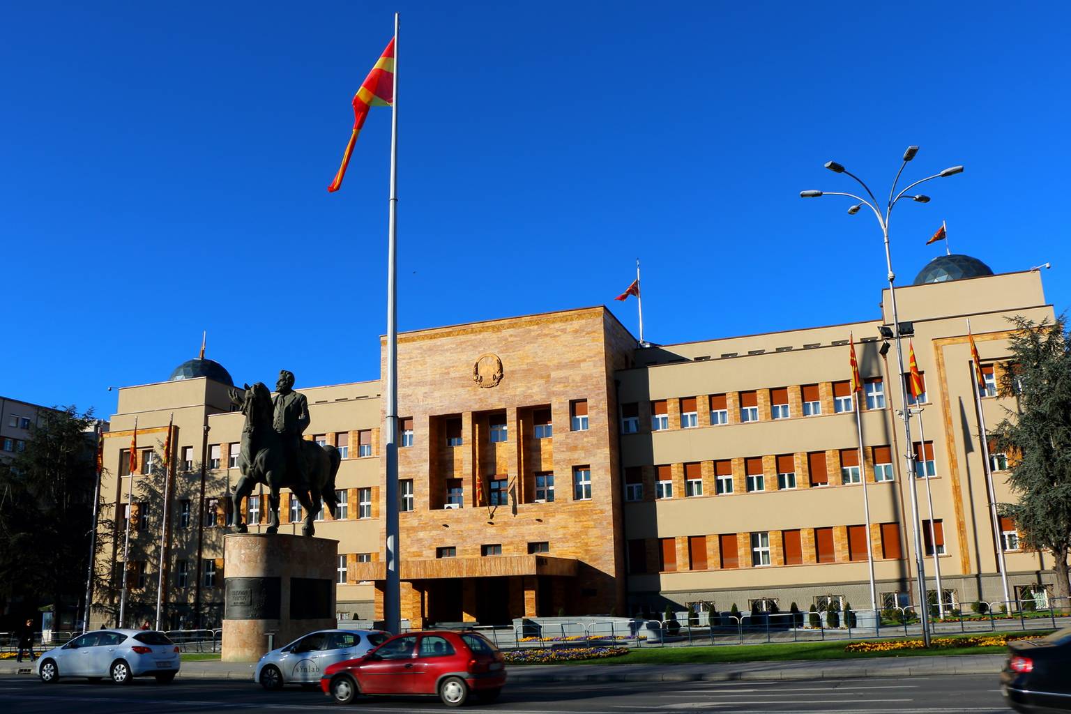 Здание парламента Северной Македонии