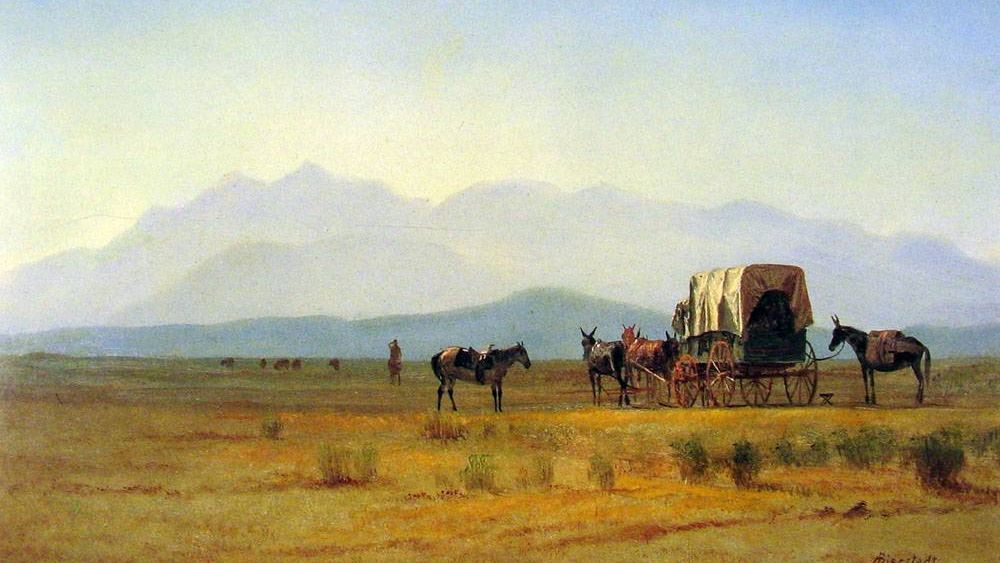 Бирштадт Альберт. Землемеры в Скалистых горах. 1859