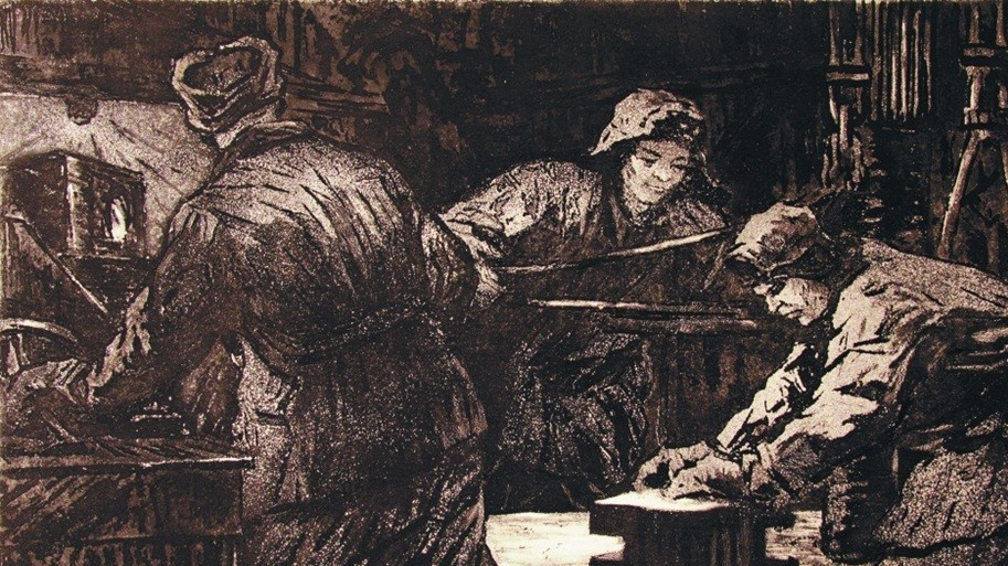 Павел Быстров. Буровики. Нефтяники Тэбука. 1963