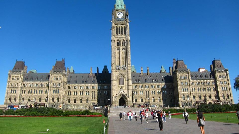 Центральное здание Парламента. Оттава. Канада.