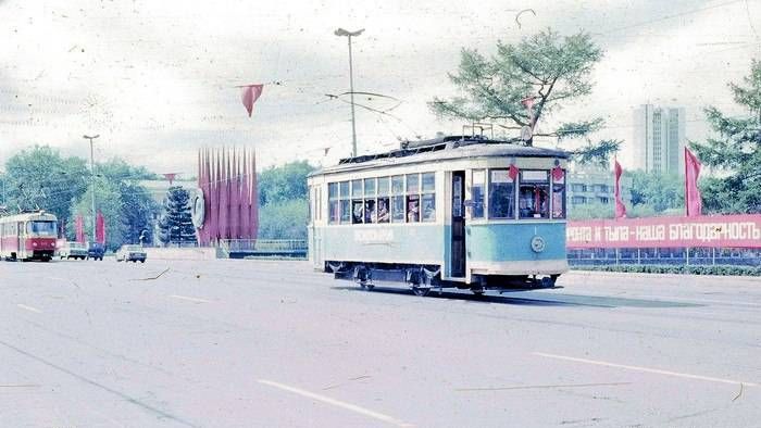 Старый трамвай в Свердловске