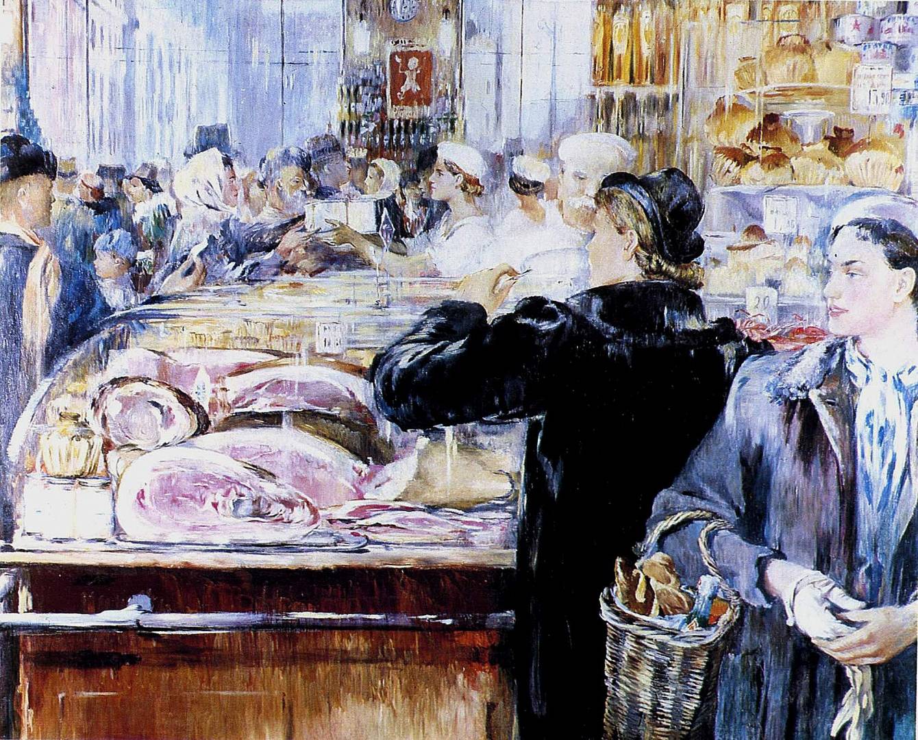 Юрий Пименов. В магазине. 1938