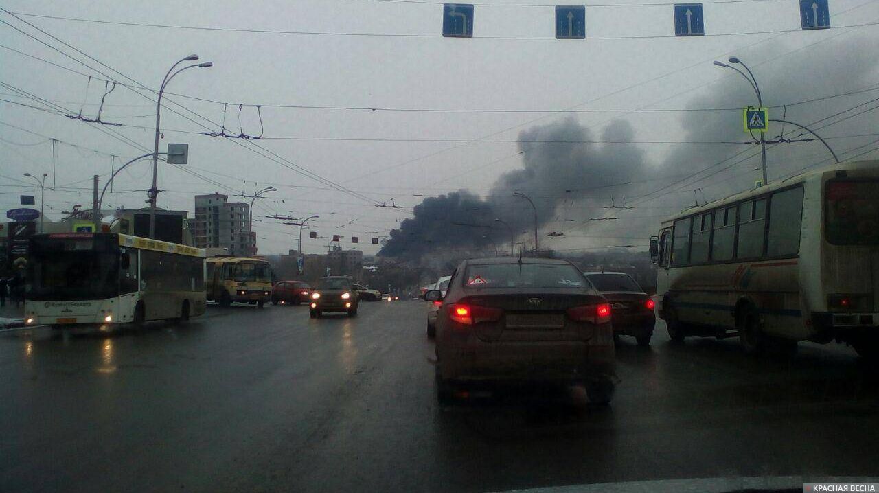 Пожар в ТЦ в Кемерово