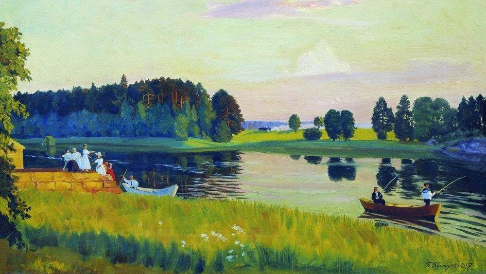 Борис Кустодиев. Конкола (Финляндия). 1917