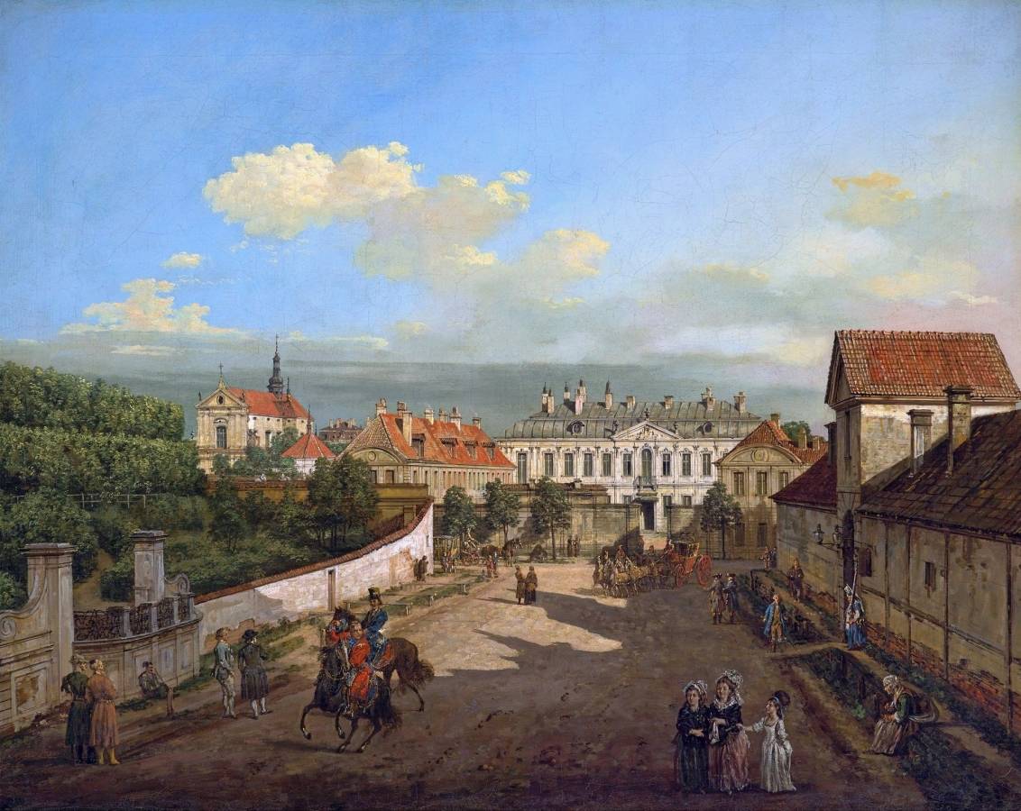 Бернардо Беллотто. Голубой дворец в Варшаве. 1779