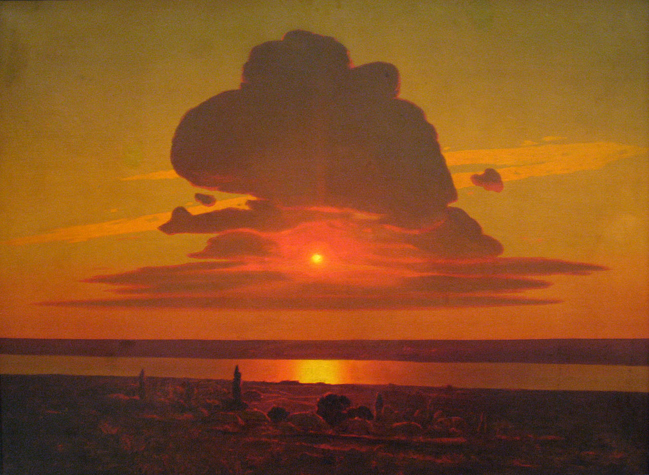 Архип Куинджи. Красный закат. 1908 
