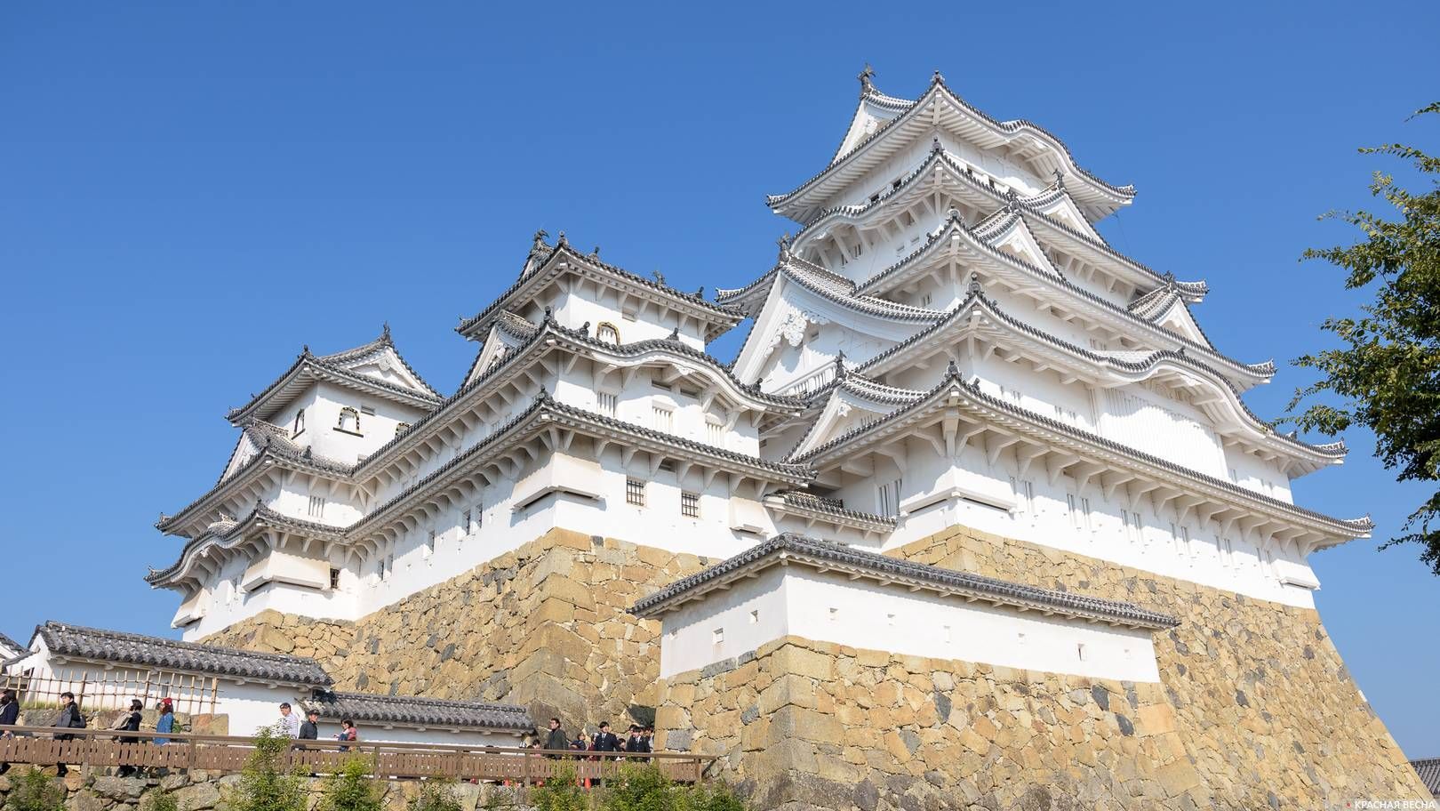 Тенсю (центральная башня) замка Химэдзи, Япония