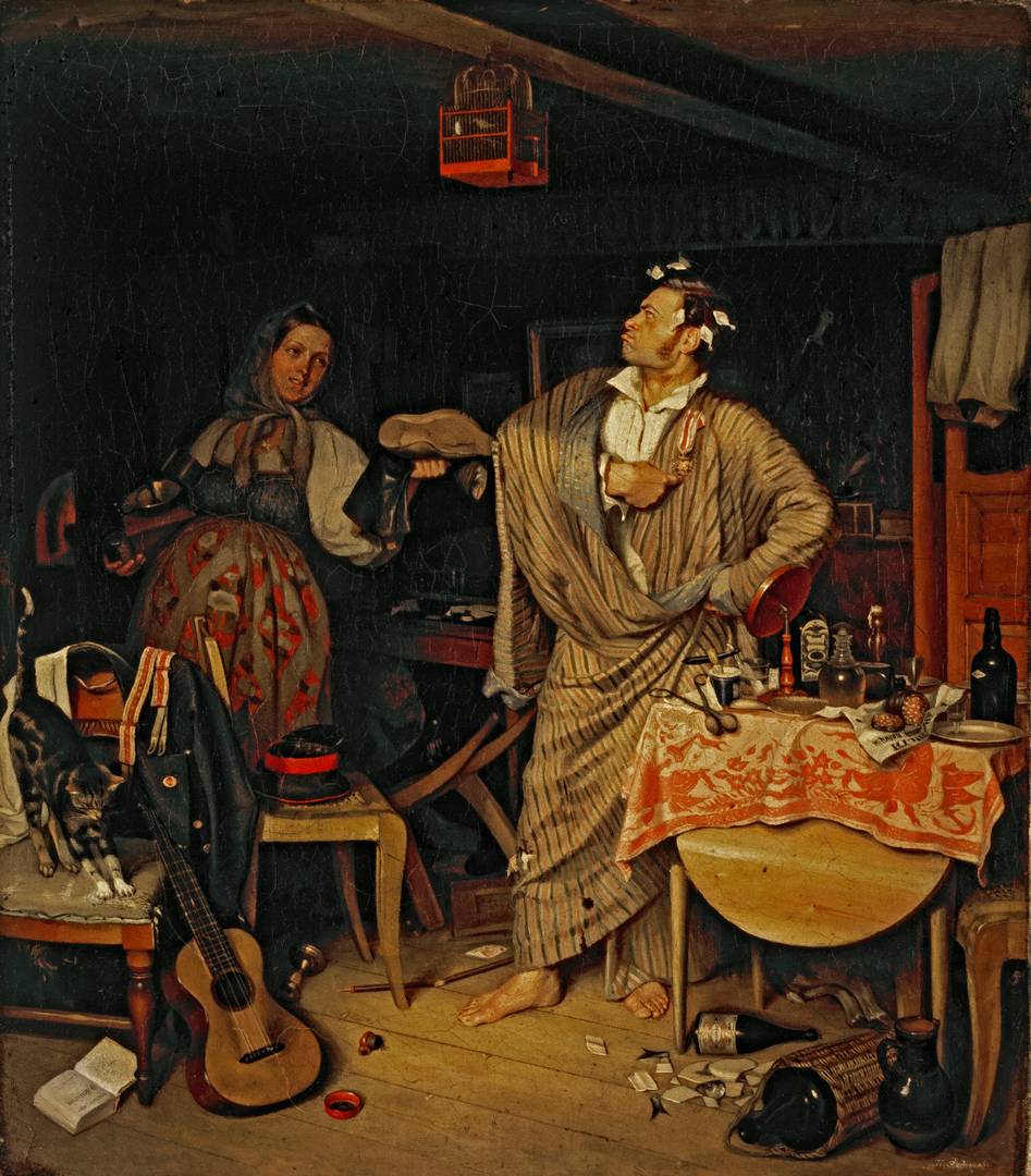 Павел Федотов. Свежий кавалер. 1846