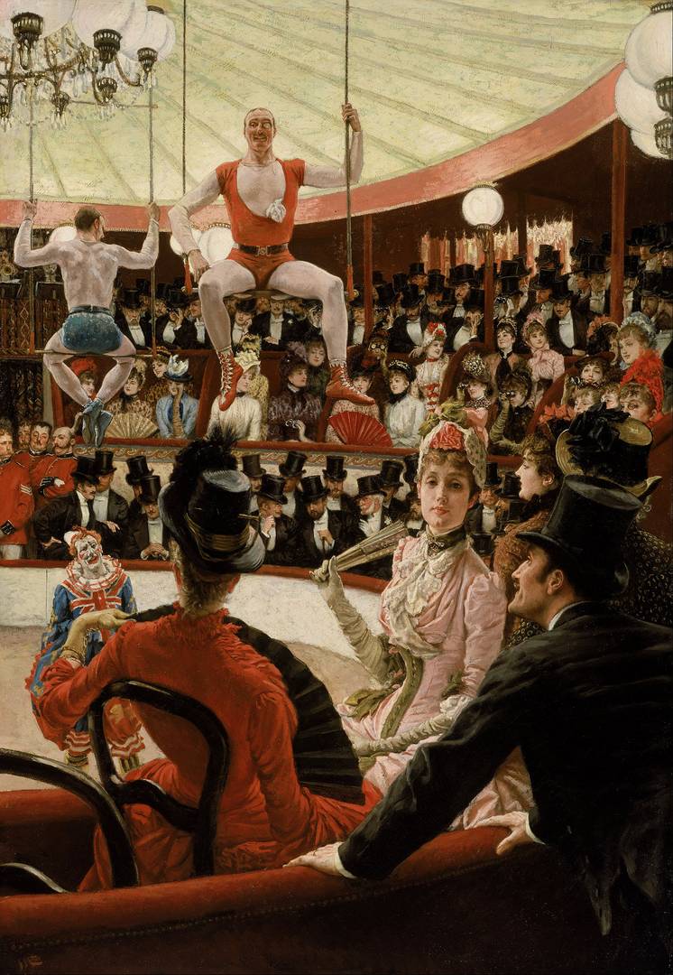 Джеймс Тиссо. Парижанки-любительницы цирка. 1885