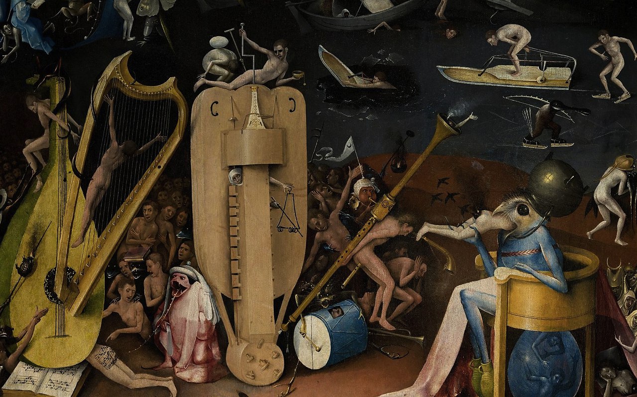 Иероним Босх. Сад земных наслаждений (фрагмент триптиха). 1500–1510