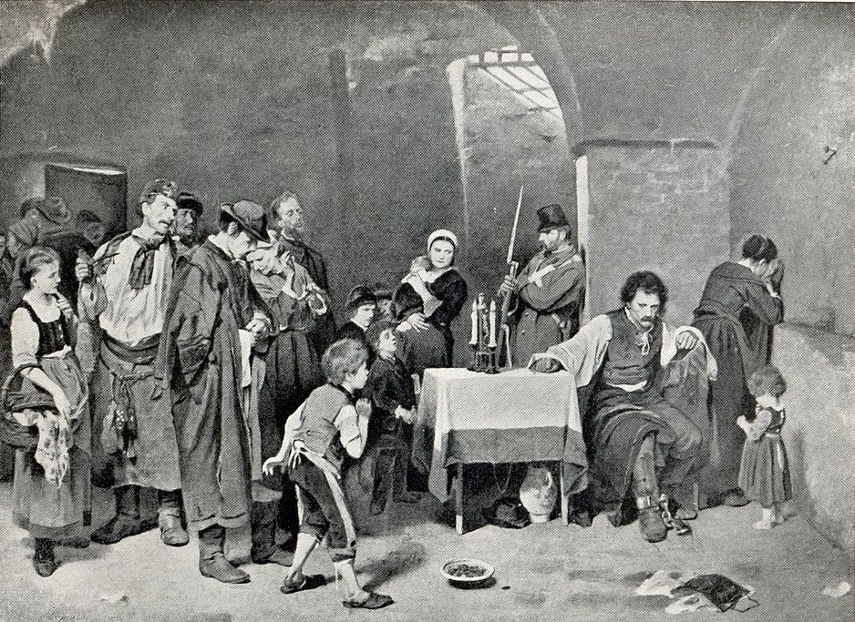 Михай Мункачи. Камера смертника. 1869