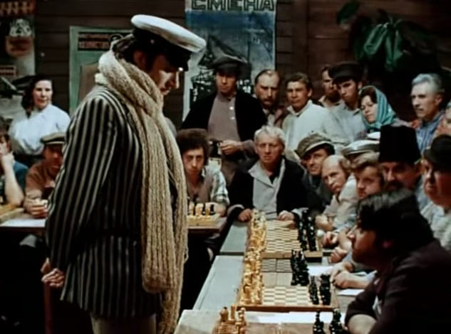 Сеанс одновременной игры. Цитата из мини-сериала «12 стульев», СССР 1976 г