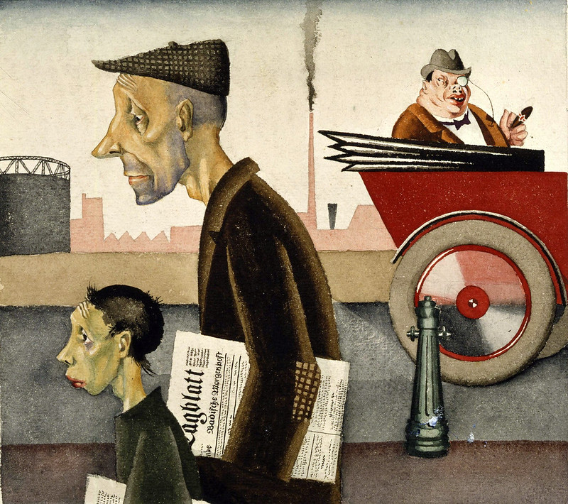 Георг Шольц. Работа оскверняет. 1920-1921