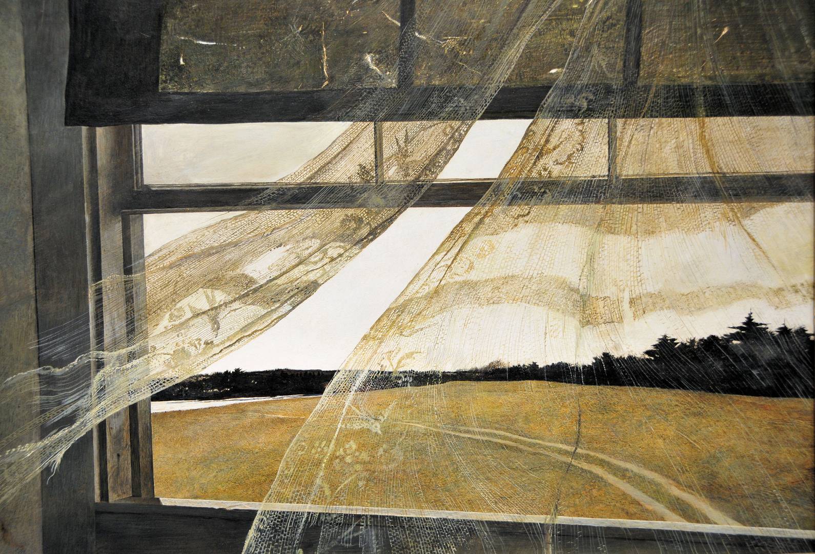 Эндрю Уайет. Ветер с моря (фрагмент). 1947