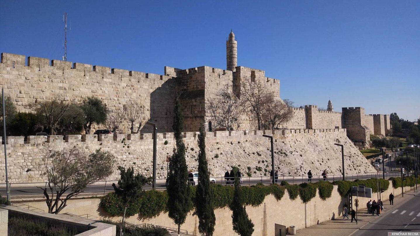 Стены старого города. Иерусалим.