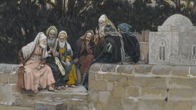 Дж. Тиссо. Фарисеи и Иродиане сговариваются против Иисуса. 1886-1894
