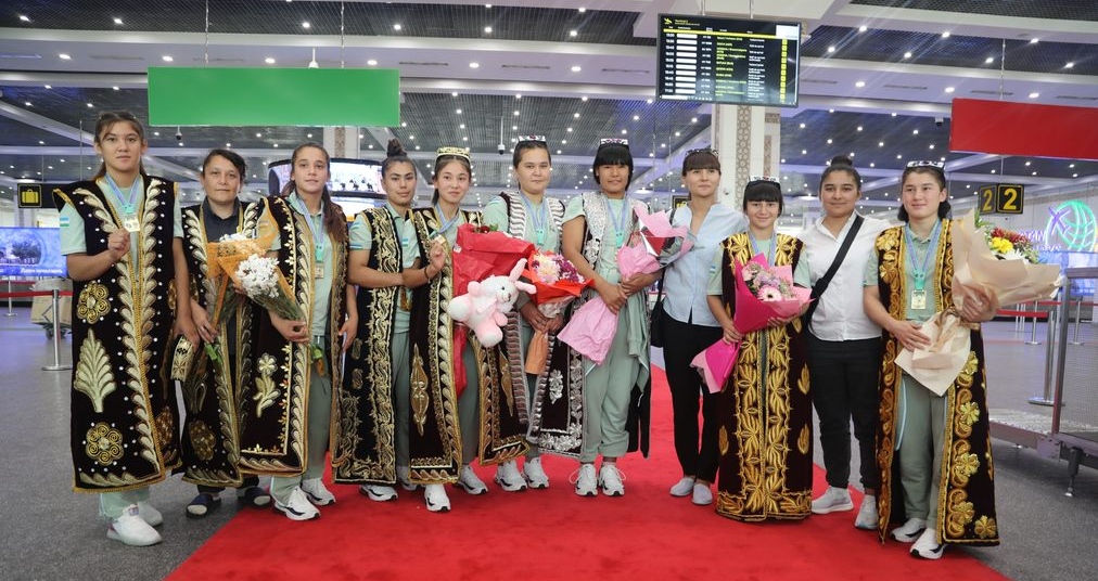 Узбекские спортсменки-юниоры