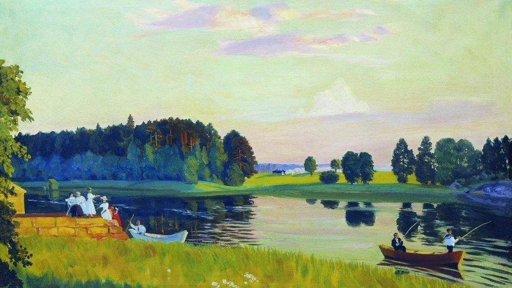 Борис Кустодиев. Конкола (Финляндия). 1917