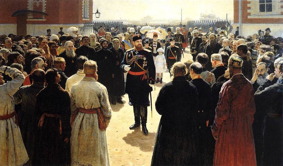 Илья Репин. Прием волостных старшин. 1885-1886