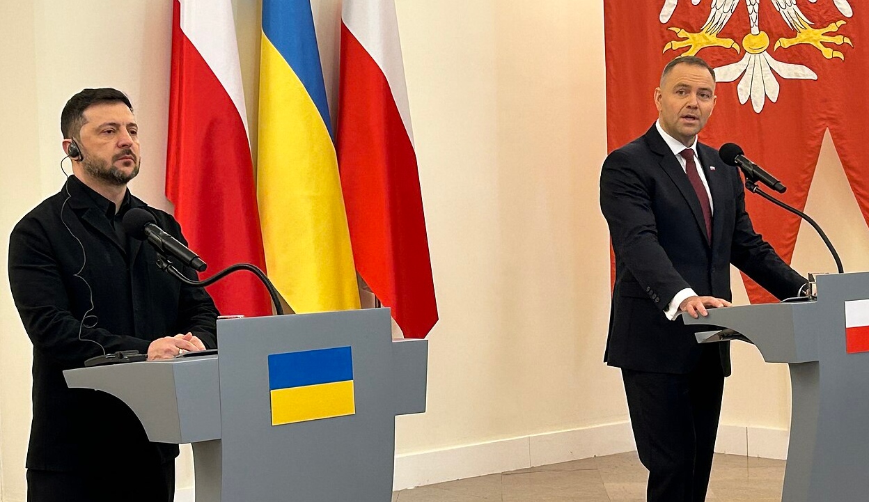 Владимир Зеленский и Кароль Навроцкий