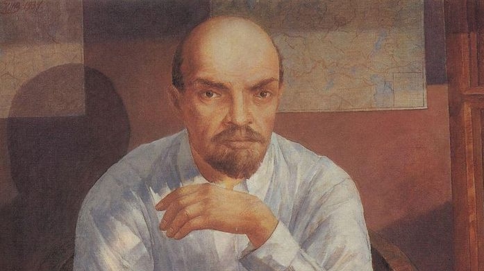 Кузьма Петров-Водкин. Портрет В. И. Ленина. 1934