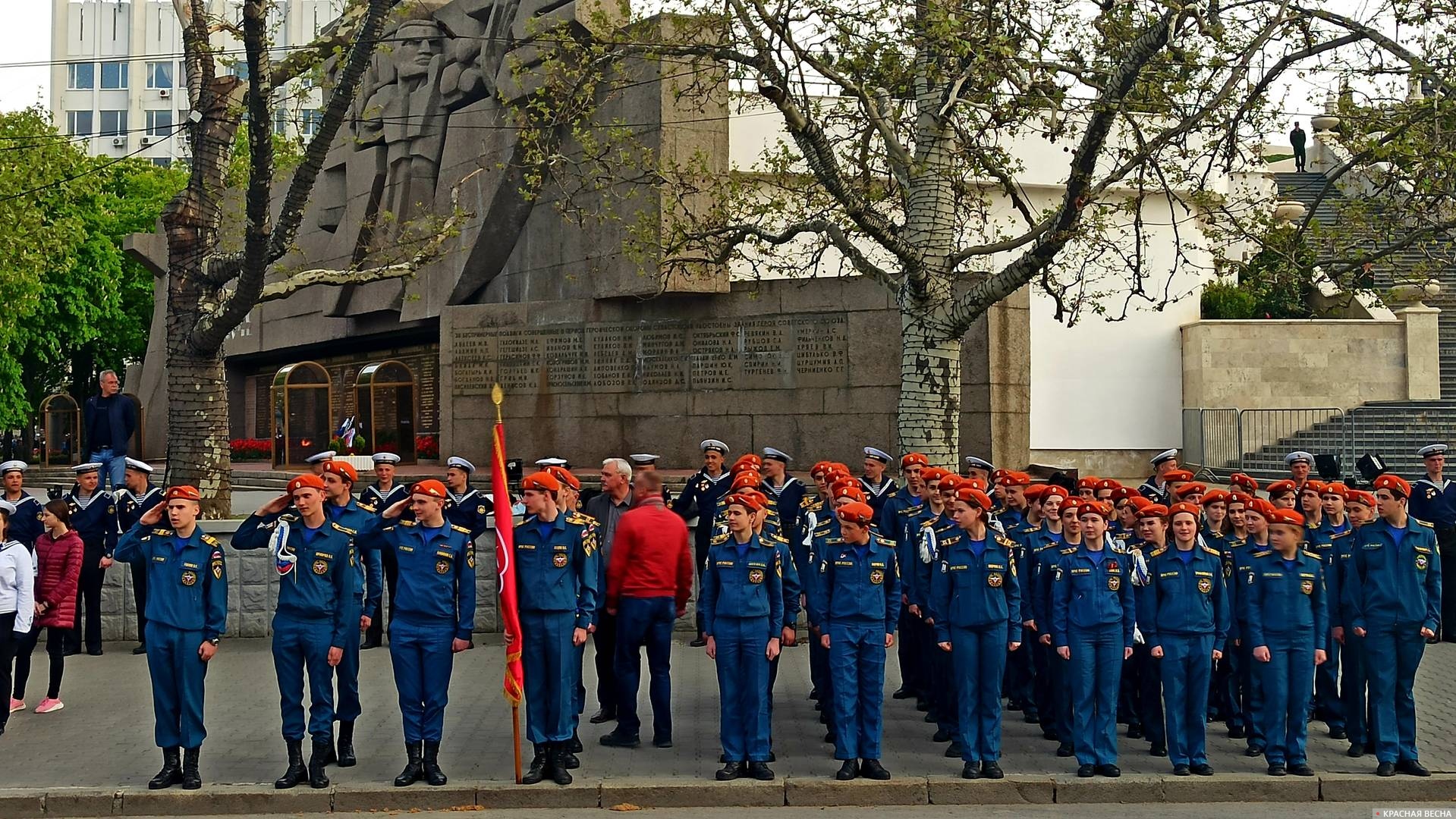 Генеральная репетиция парада Победы в Севастополе 