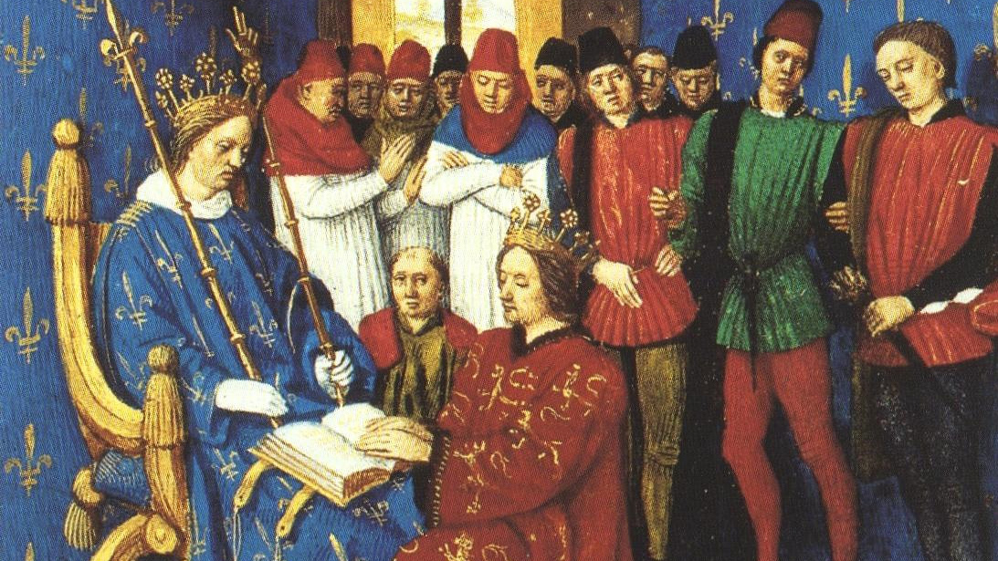 Жан Фуке. Дань Эдуарда III Филиппу. 1455 — 1460