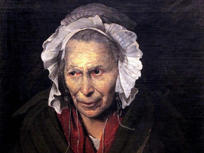Теодор Жерико. Портрет сумасшедшей (фрагмент). 1822