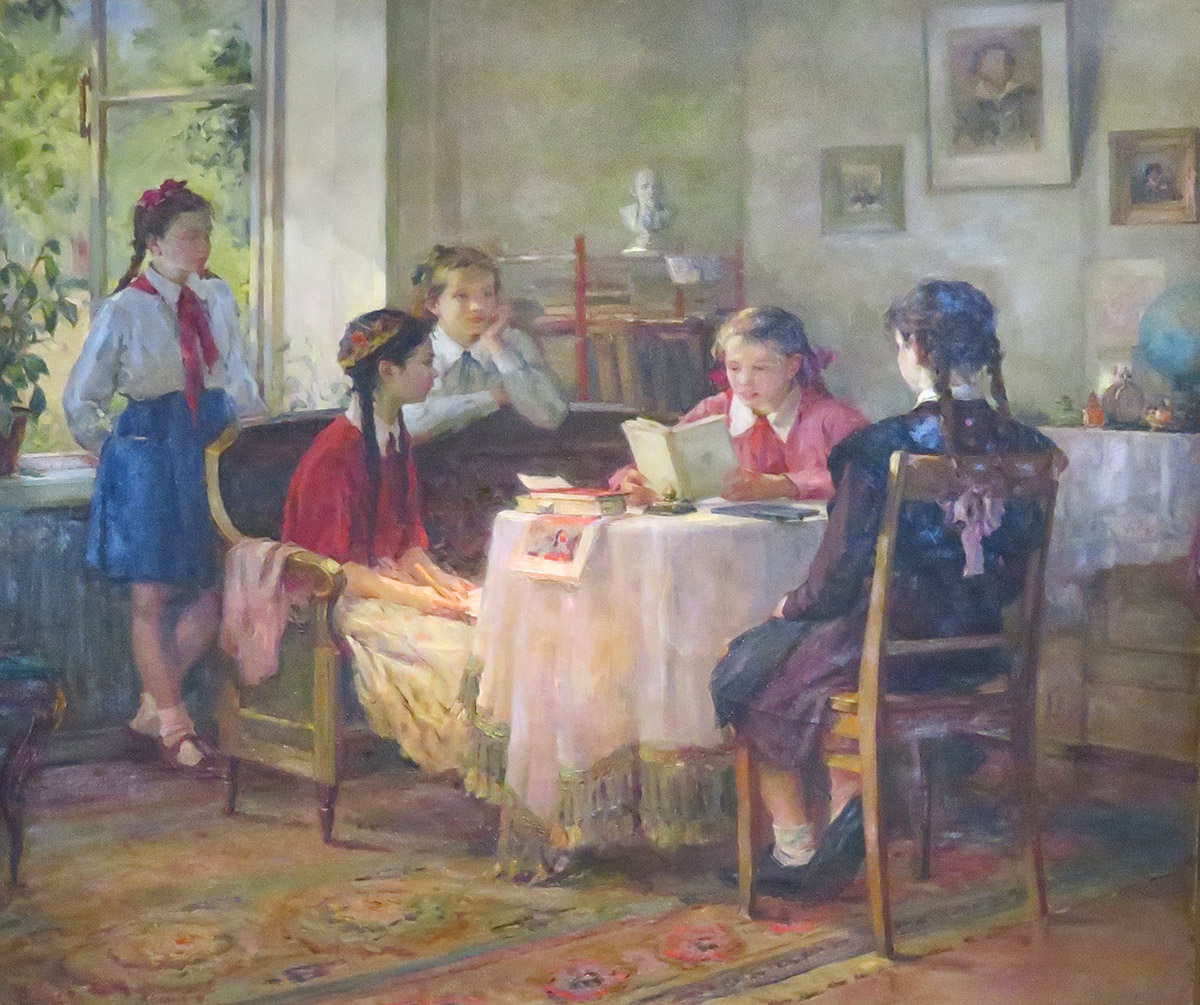 П. А. Чернов. Подруги. 1951