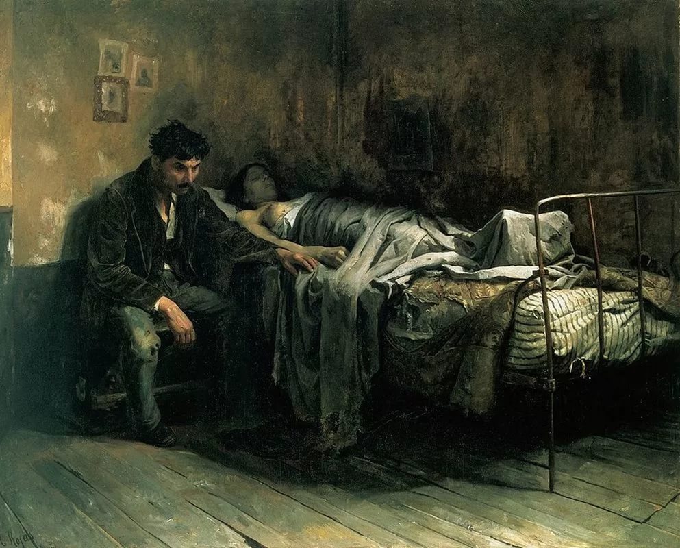 Кристобаль Рохас.Бедность.1886 г.