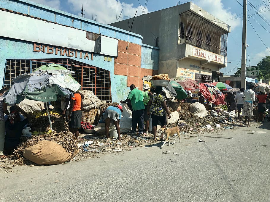 На улицах Гаити