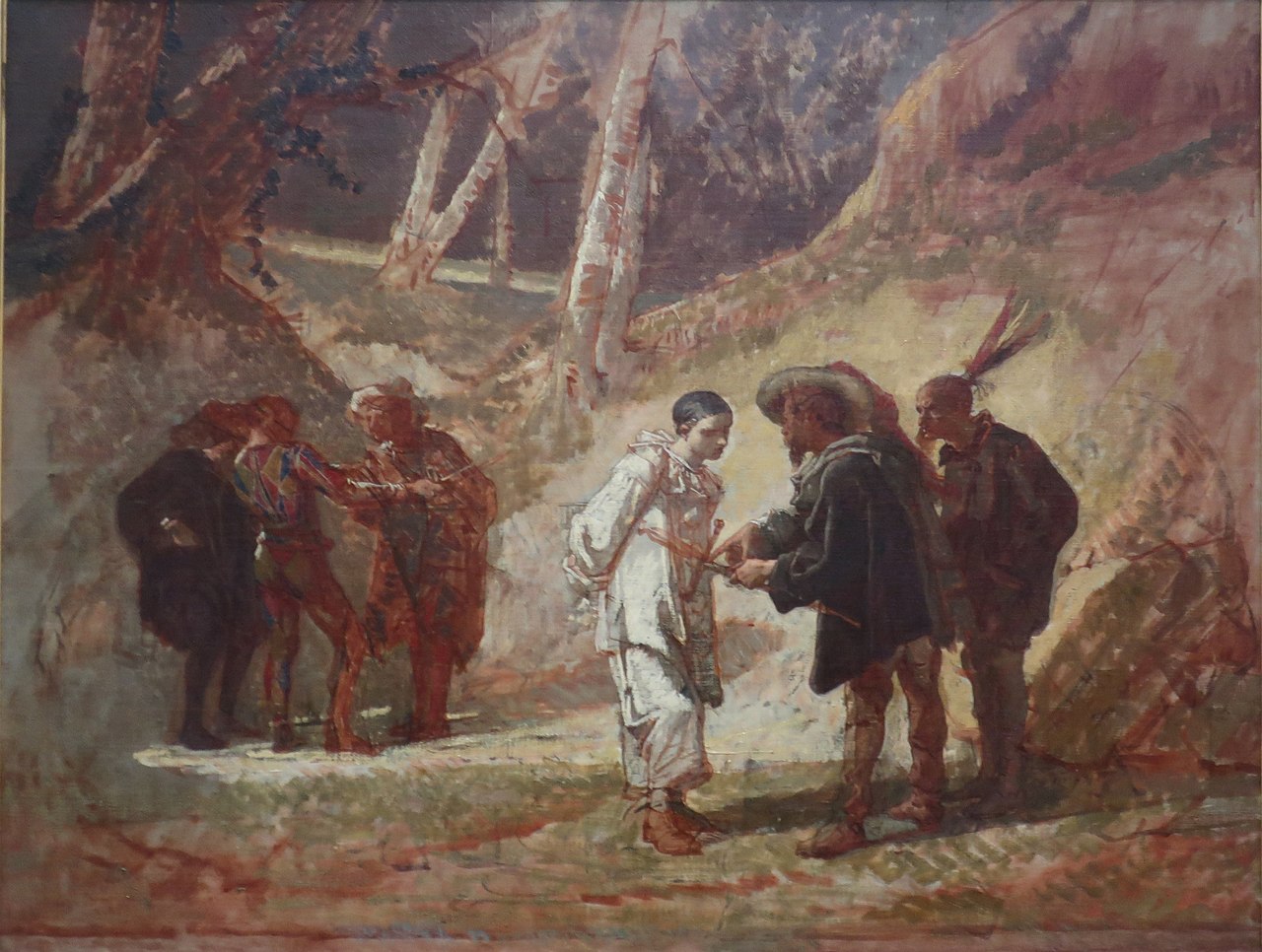 Тома Кутюр. Дуэль после бала-маскарада. 1857