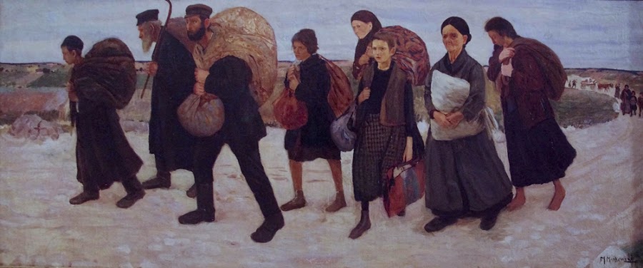 Маурицио Минковский. Беженцы. 1906-1909