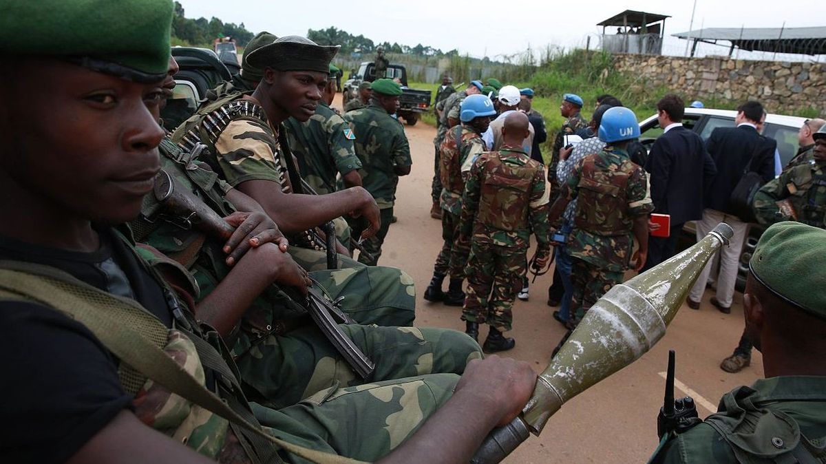 Военные Конго и миротворцы ООН в Бени, 2014 год